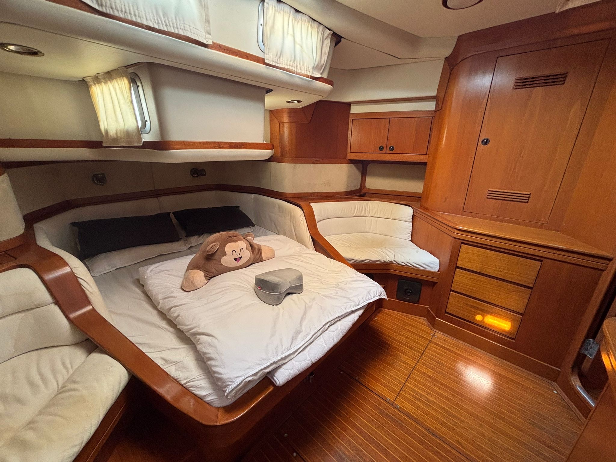 Sparkman & Stephens Baltic 52 OBELIX - aft cabin and bed