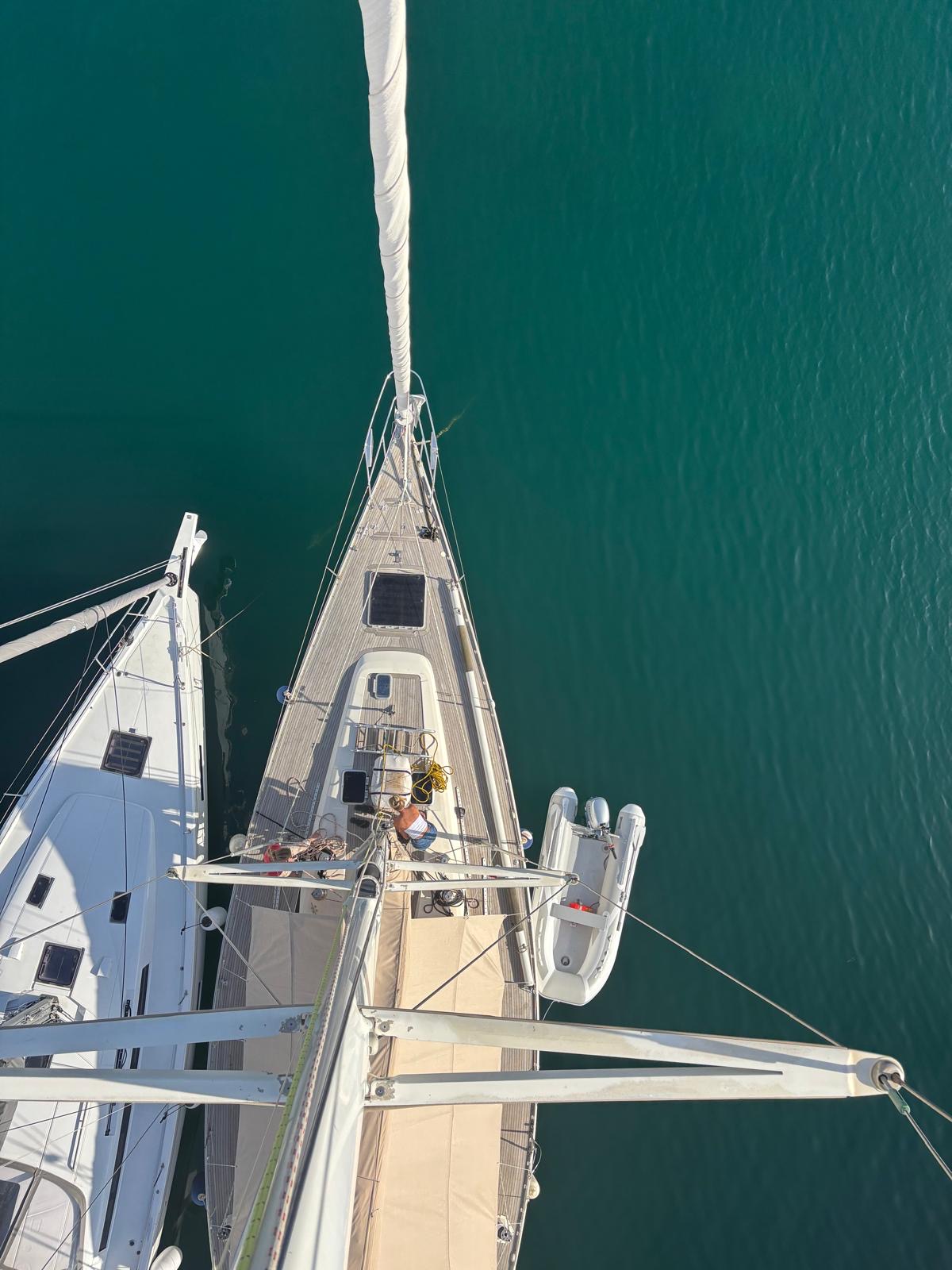 Sparkman & Stephens Baltic 52 OBELIX - from mast