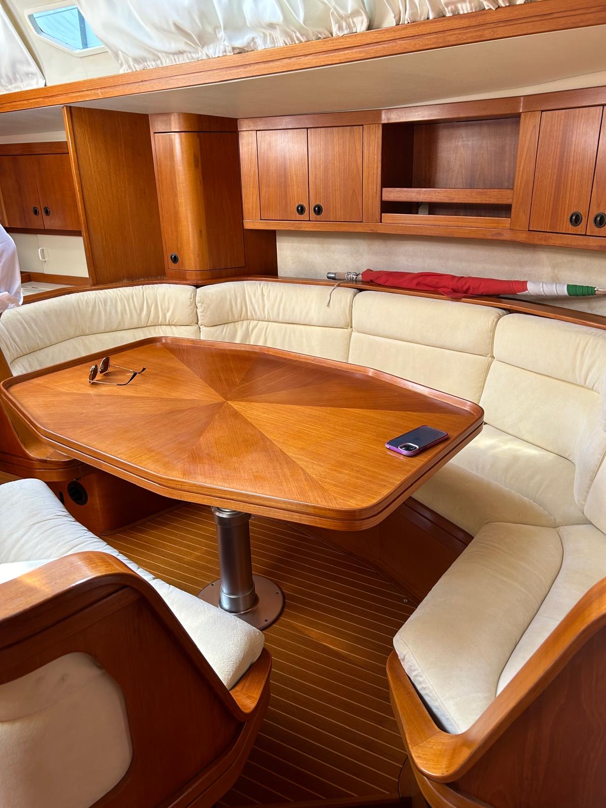 Sparkman & Stephens Baltic 52 OBELIX - lounge in main saloon