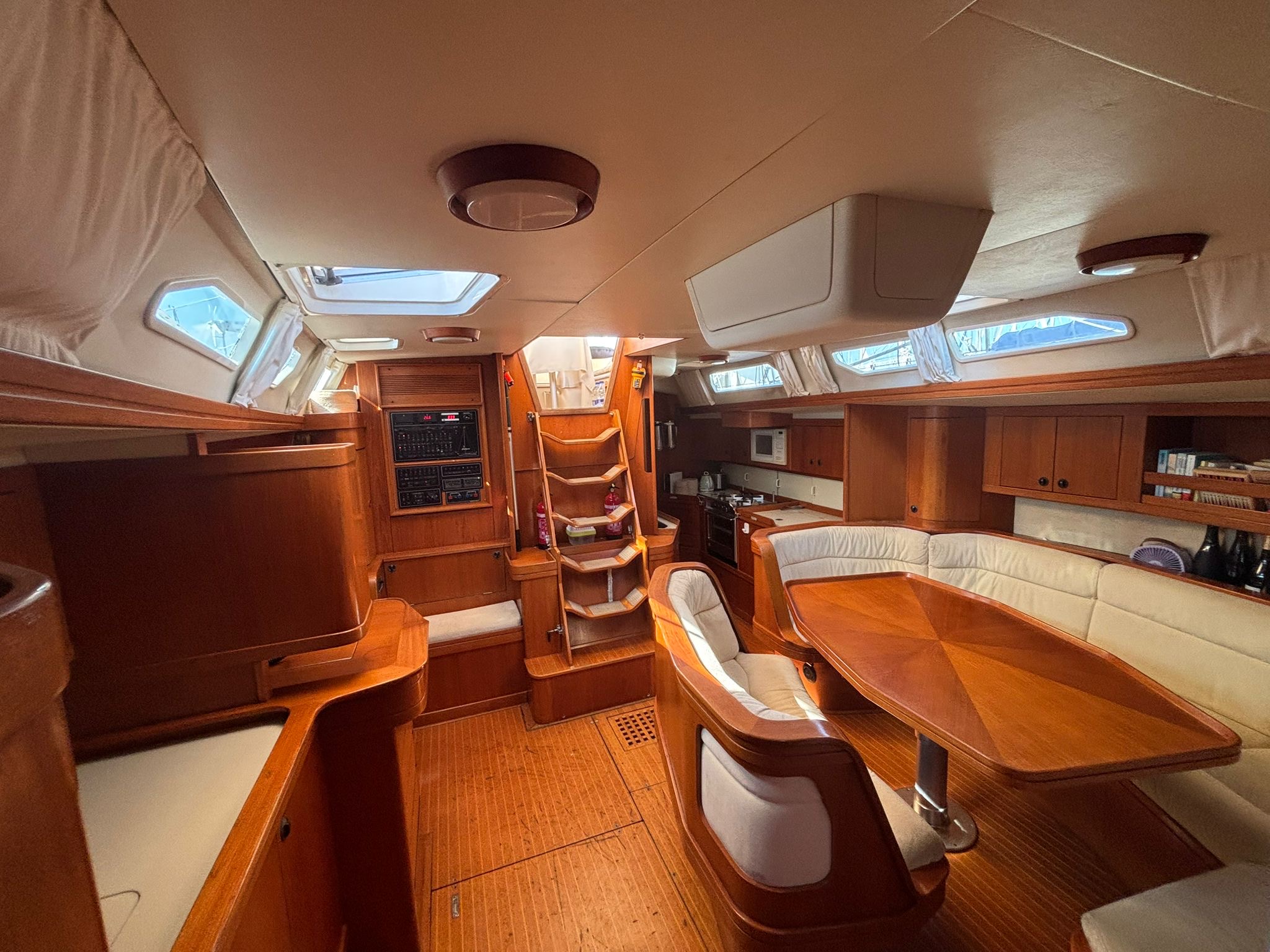 Sparkman & Stephens Baltic 52 OBELIX - main saloon.