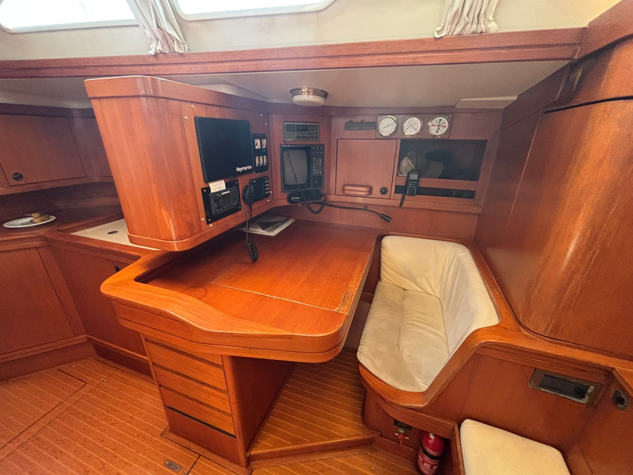Sparkman & Stephens Baltic 52 OBELIX - navigation station.